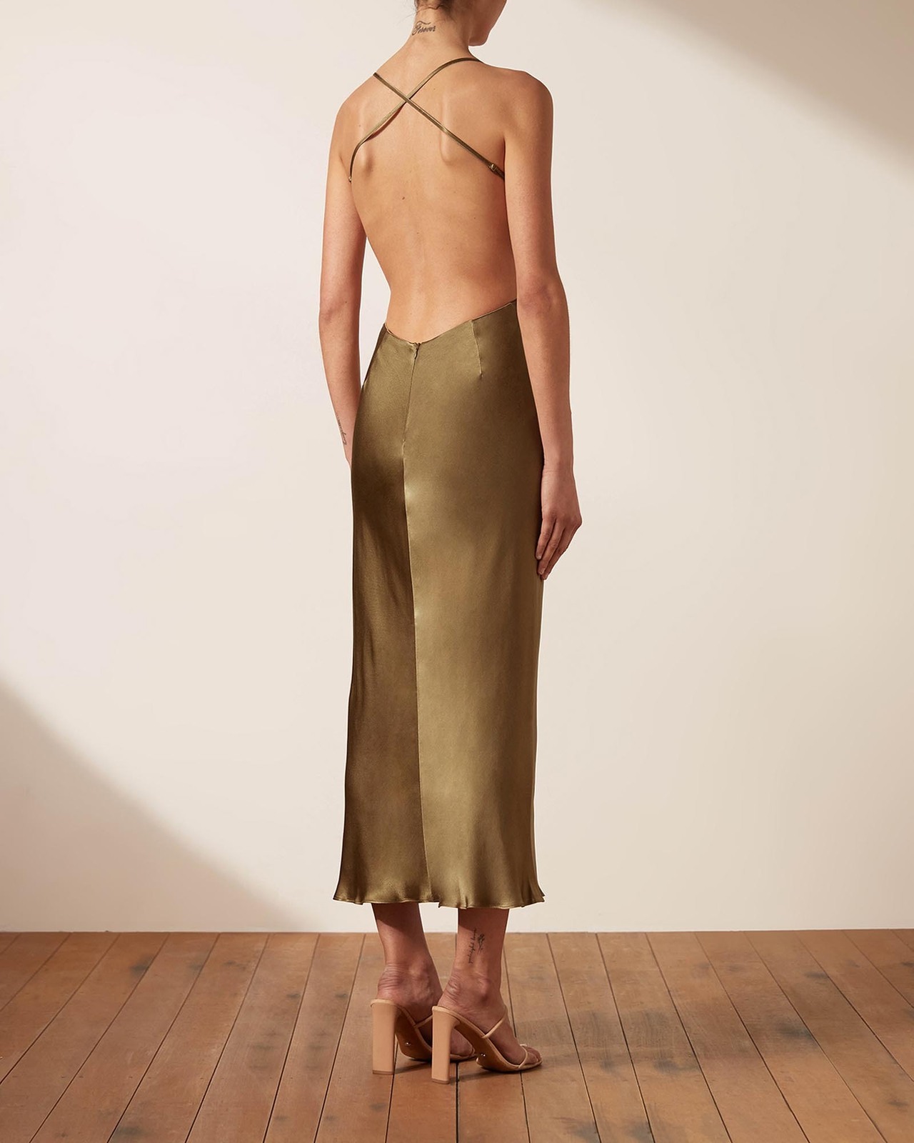 thalia bias cut out midi dress SHONA JOY THALIA BIAS CUT OUT MIDI DRESS