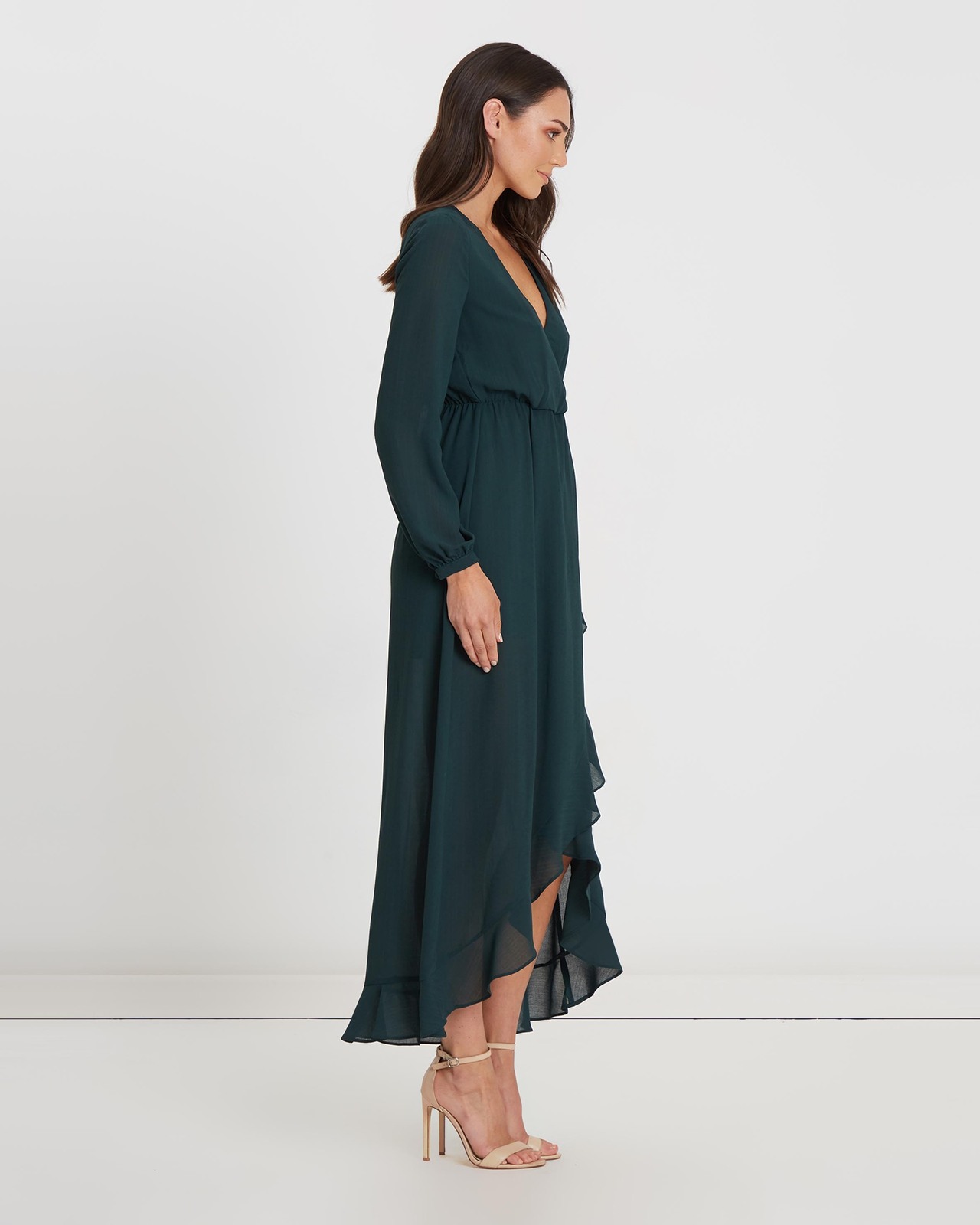 Halo Wrap Maxi Dress