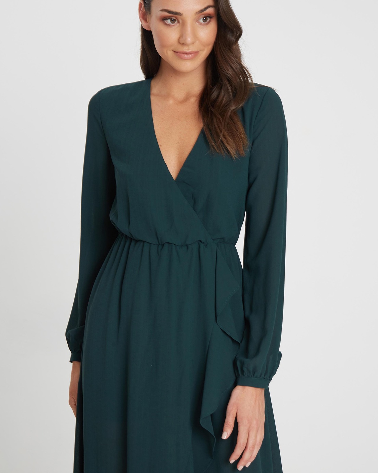 Halo Wrap Maxi Dress