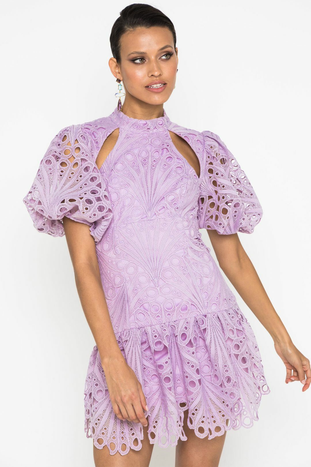 mossman purple dress Cosmic Maxi Dress