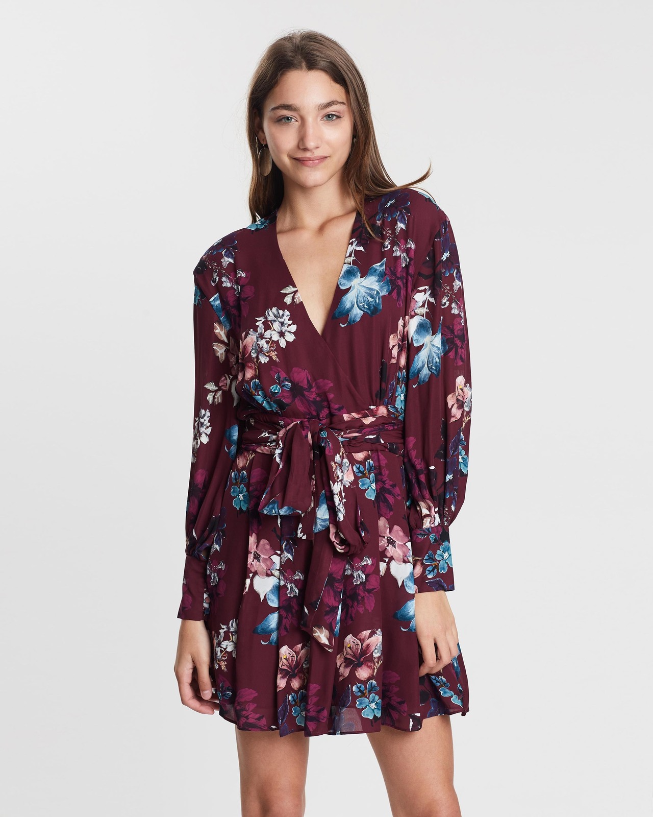 Floral Wrap Dress