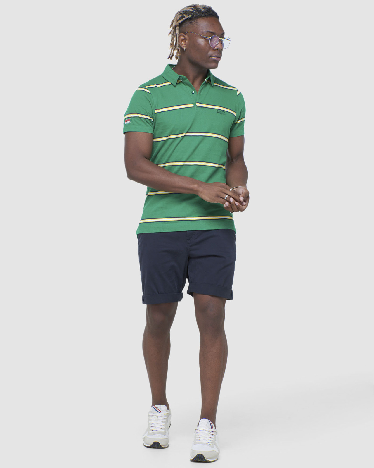 Academy Stripe Polo
