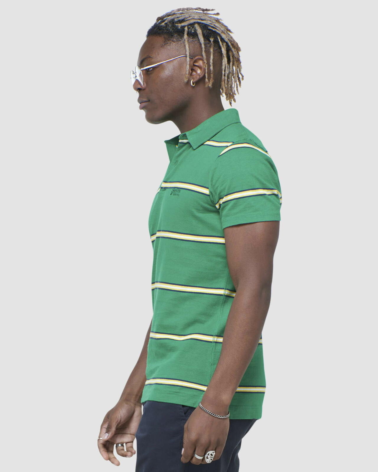 Academy Stripe Polo