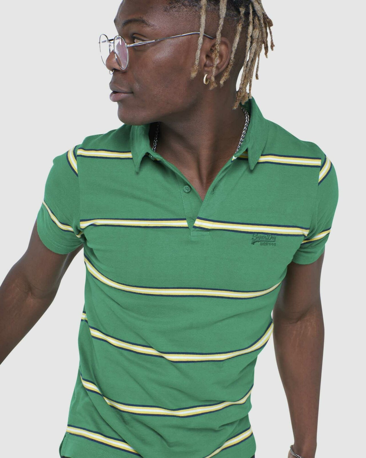 Academy Stripe Polo
