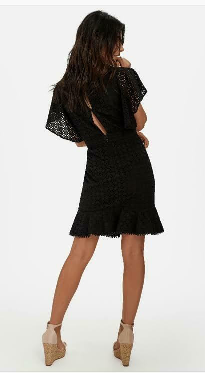 chinese dress ladies Sophee Black Lace Maxi Dress - US 8 main image 1