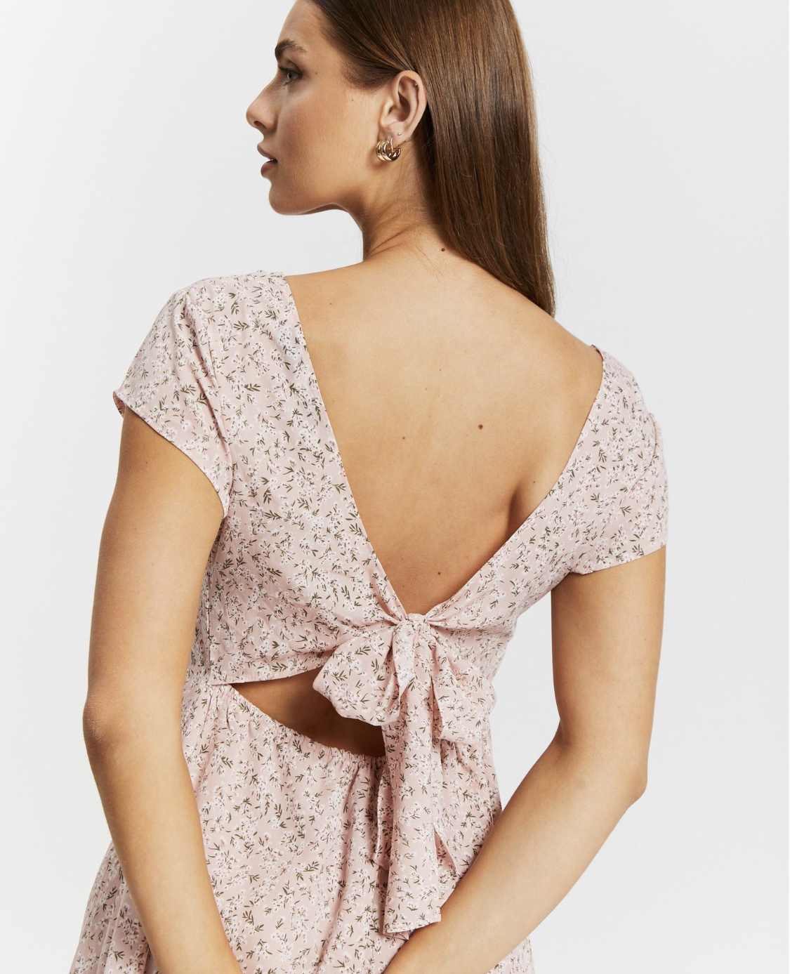 Atmos&Here back tie floral dress