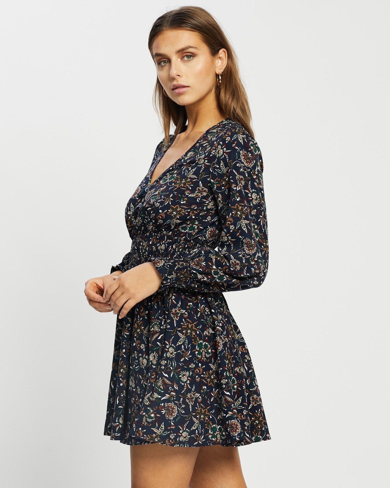 Clara Printed Mini Dress