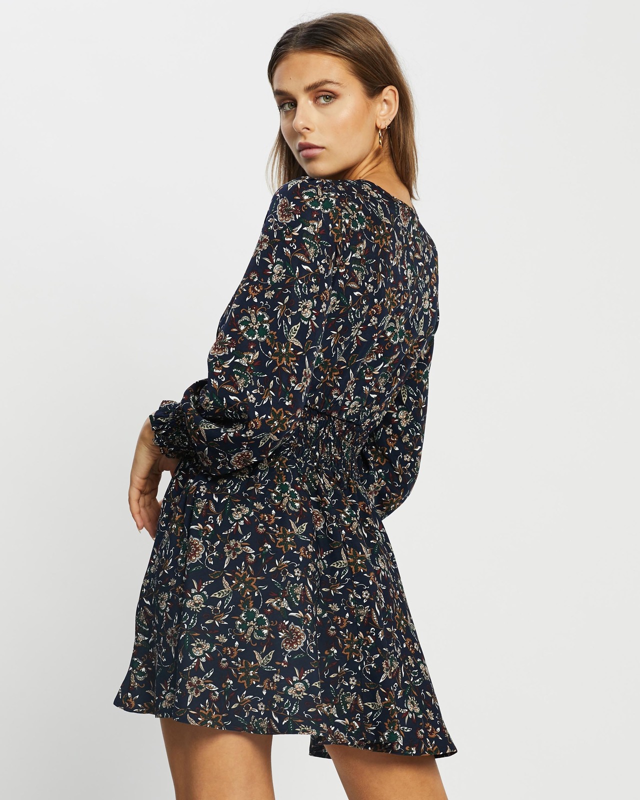 Clara Printed Mini Dress