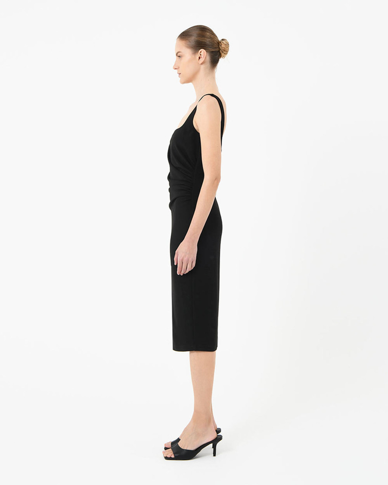 Raelynn Side-Gathered Dress