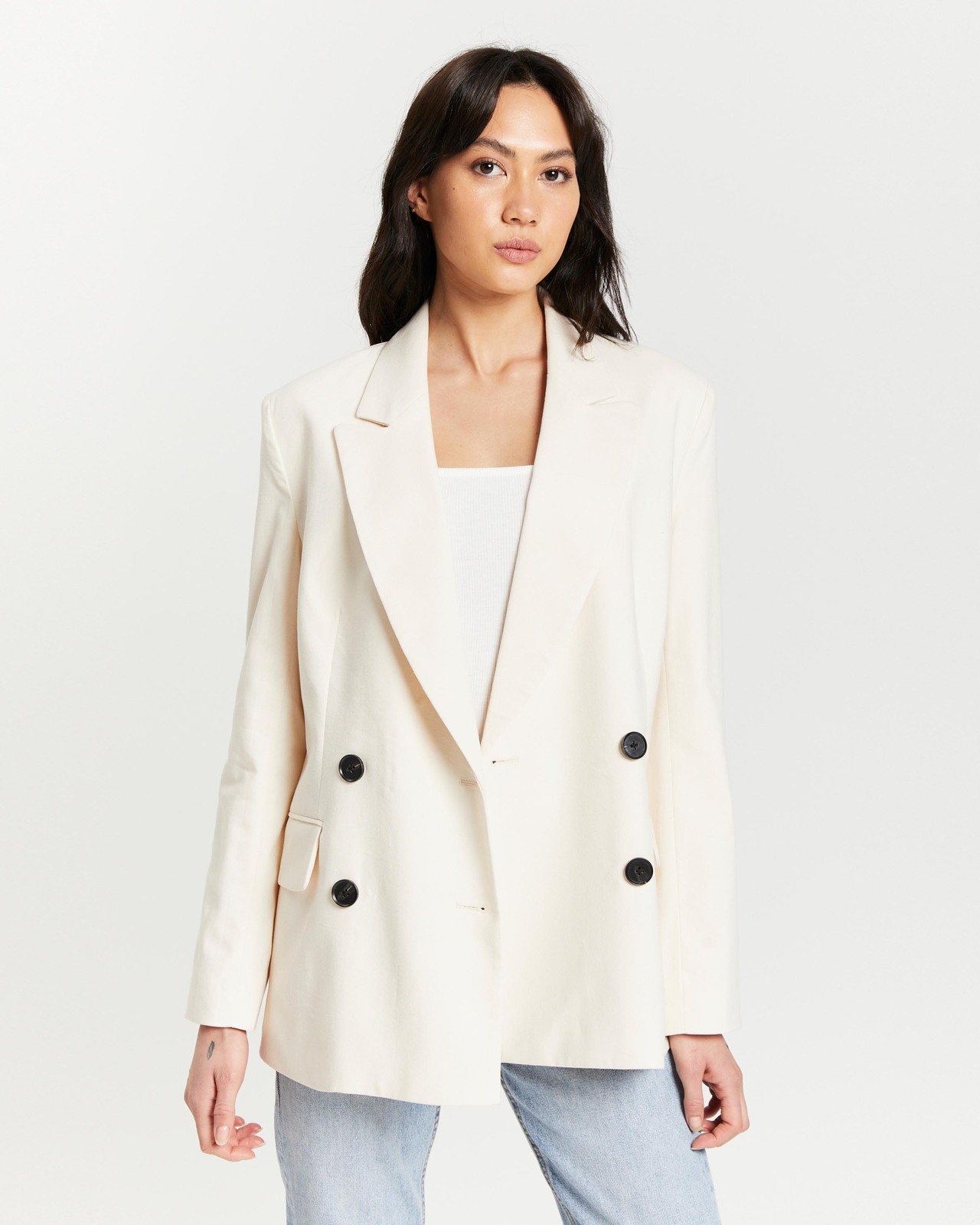 Carly Linen Blend Blazer