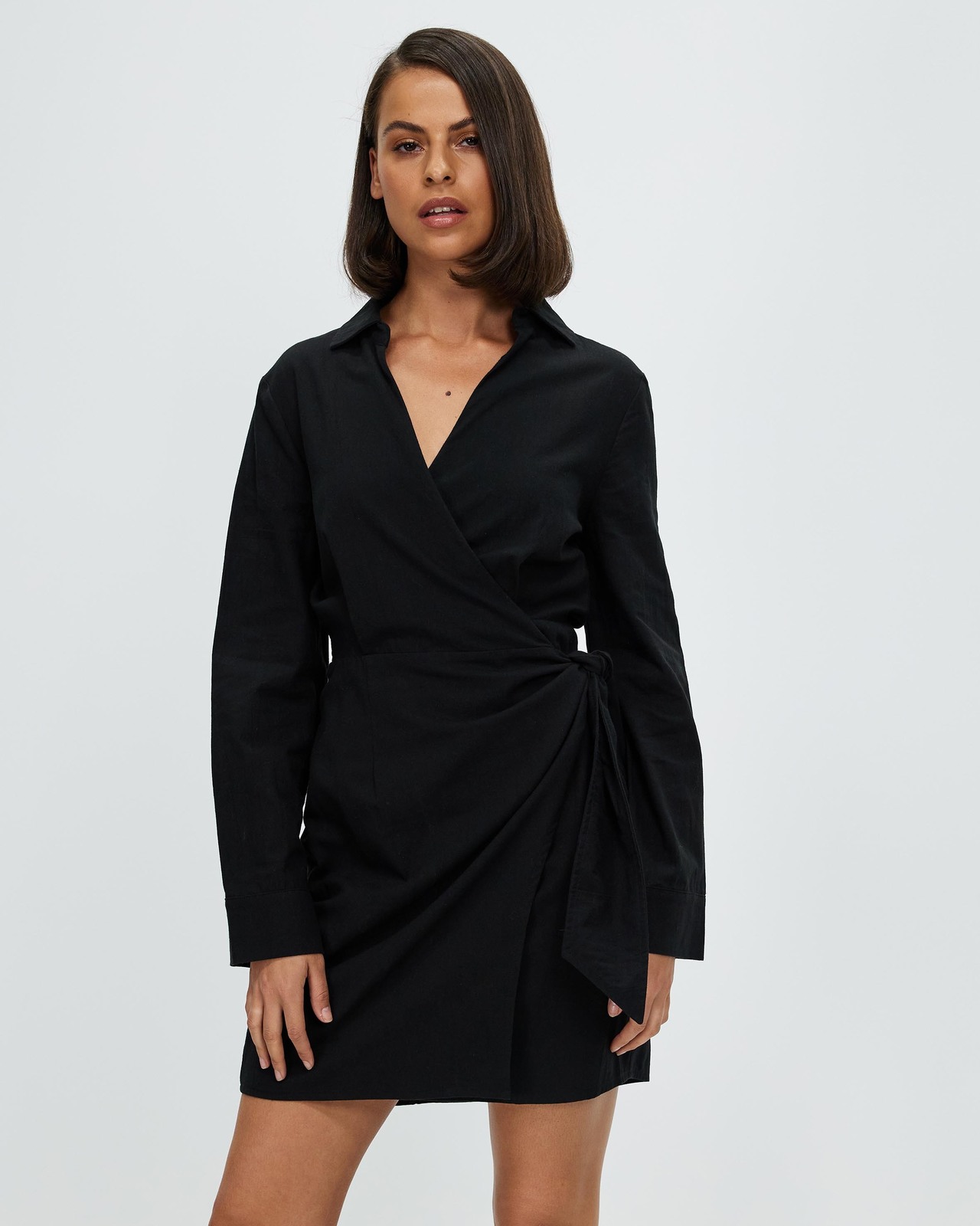 Aurora Wrap Front Dress