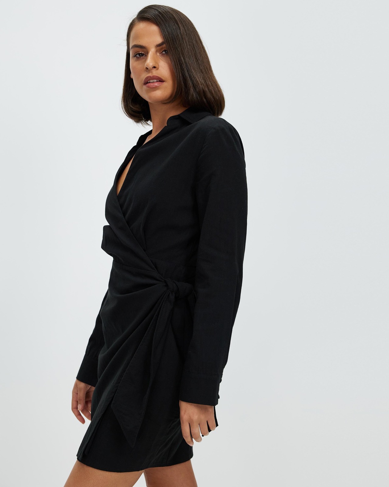 Aurora Wrap Front Dress