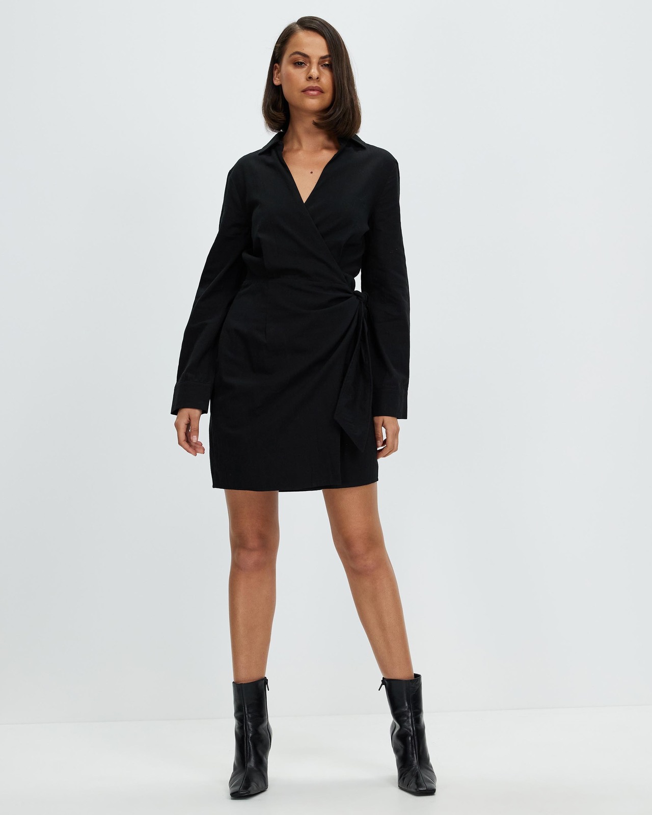Aurora Wrap Front Dress