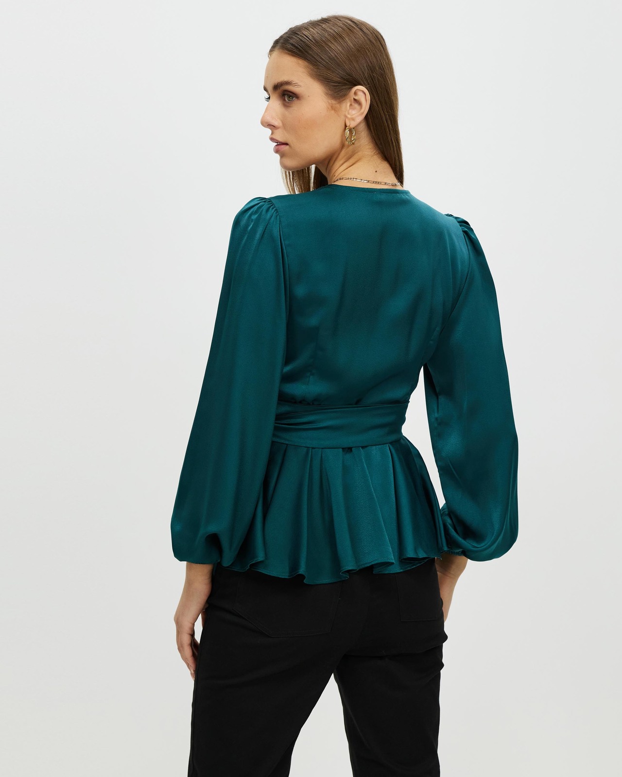 Odette Wrap Front Blouse