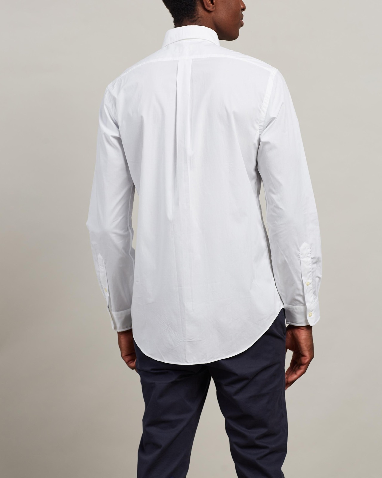 Solid Cotton Poplin Shirt