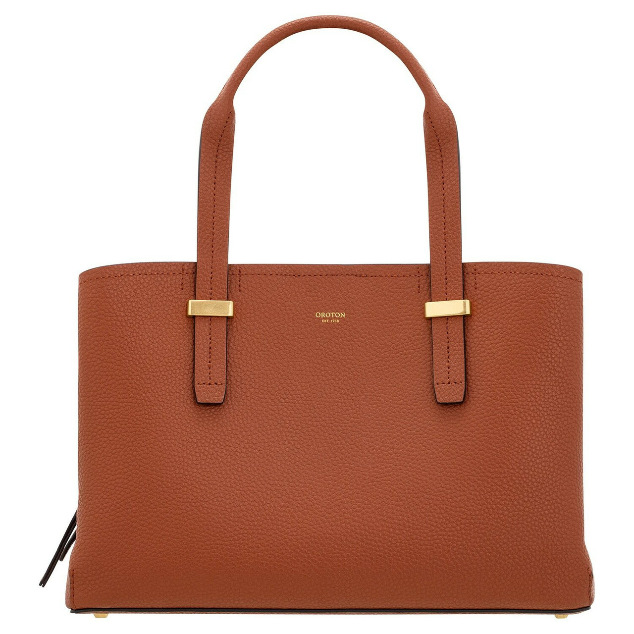 Oroton Anika Small Day Bag-Cognac