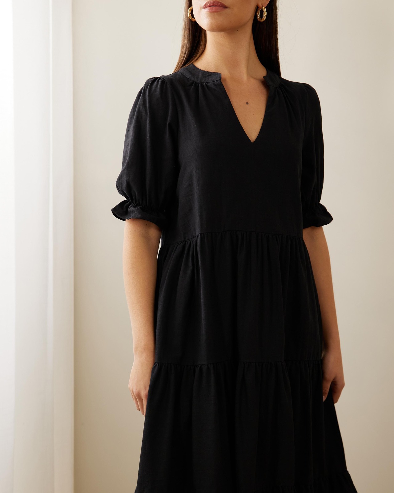 Fiorella Cotton Midi Dress