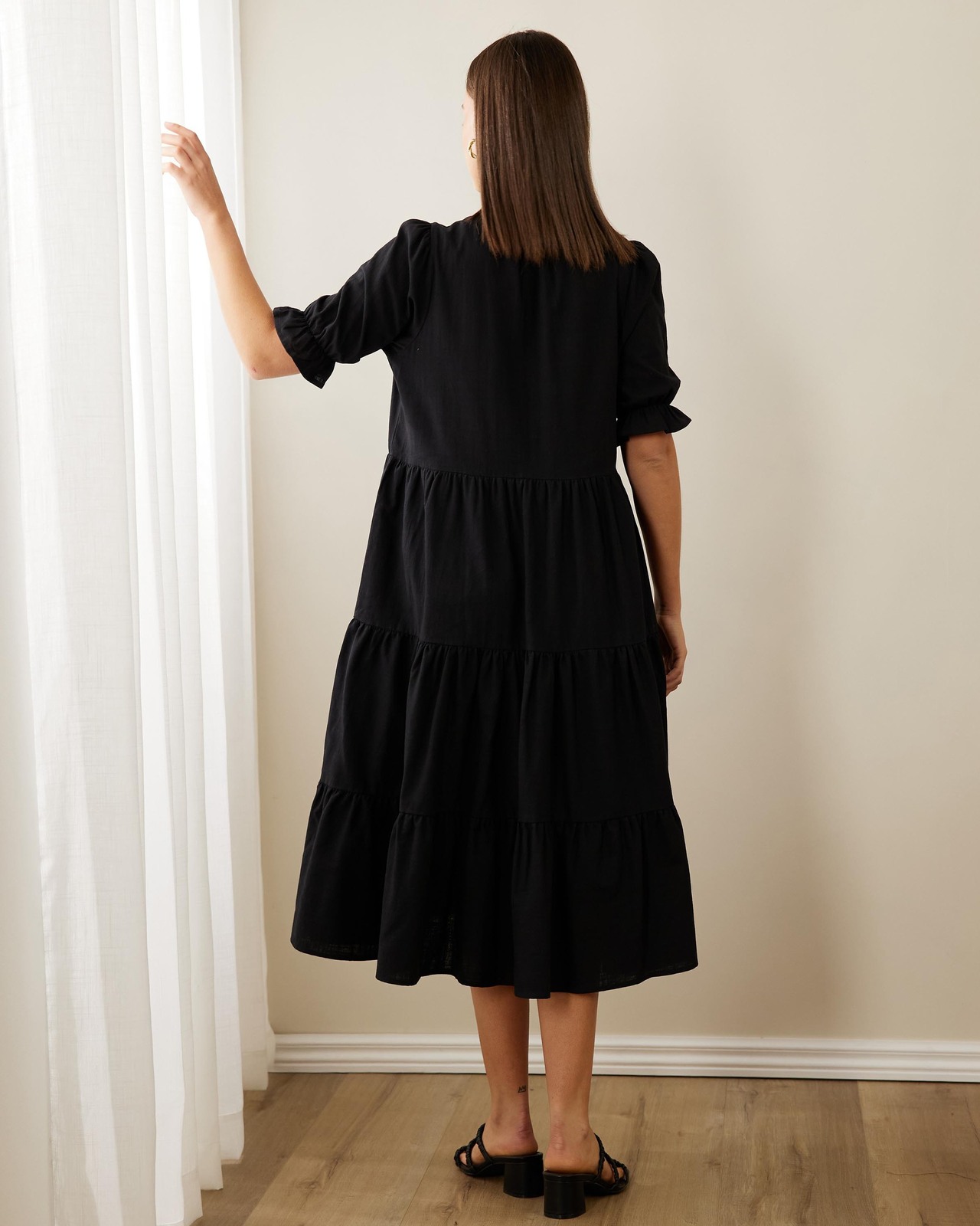 Fiorella Cotton Midi Dress