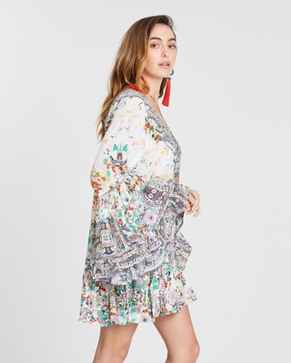 camilla a line frill dress CAMILLA A LINE FRILL DRESS - 00036009-LANDWOND