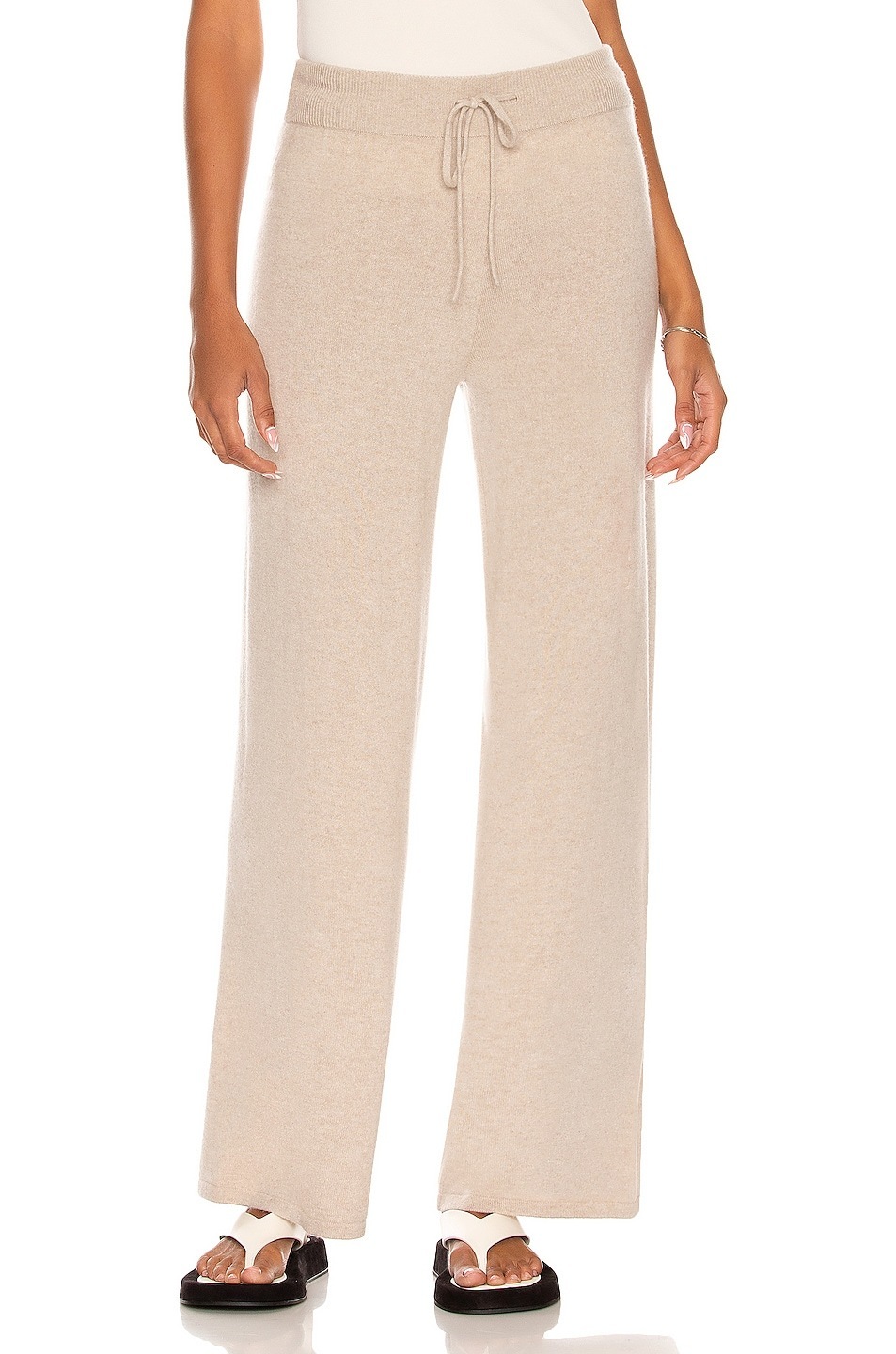 Lisa Yang Lisa Yang Cashmere Sofi Pant in Sand - AirRobe