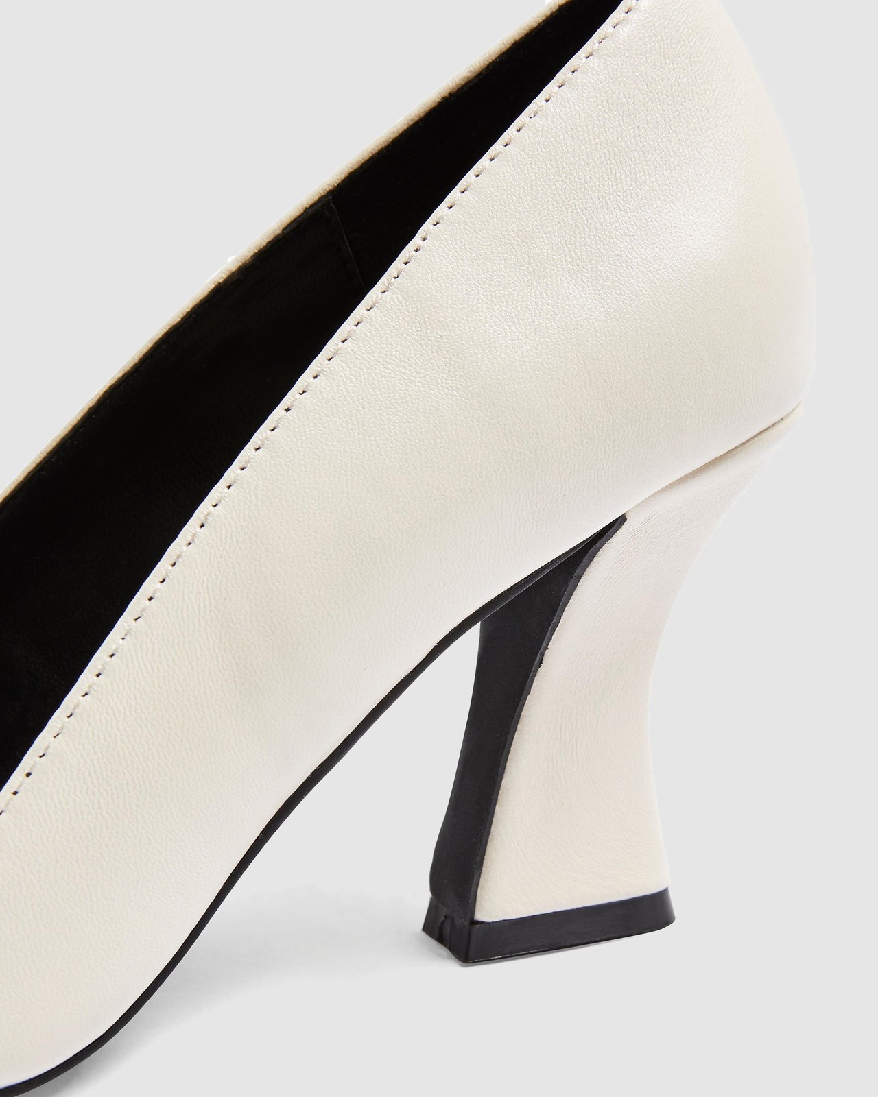 Golden Flared Heeled Boots