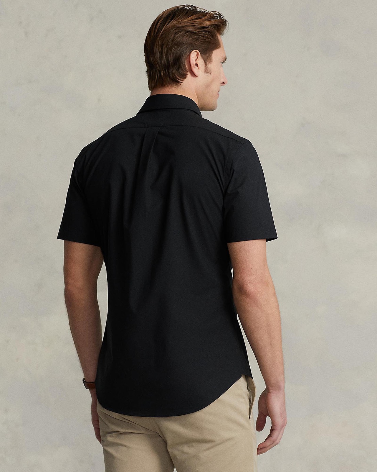 Custom Fit Stretch Poplin Shirt