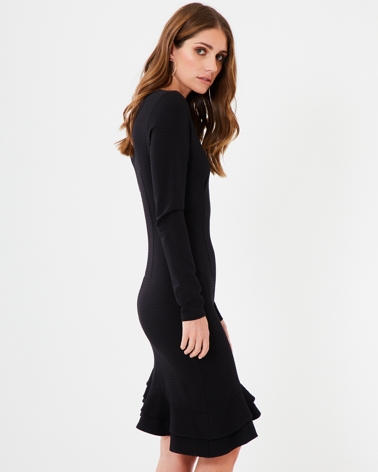 Libby Frill Midi Dress