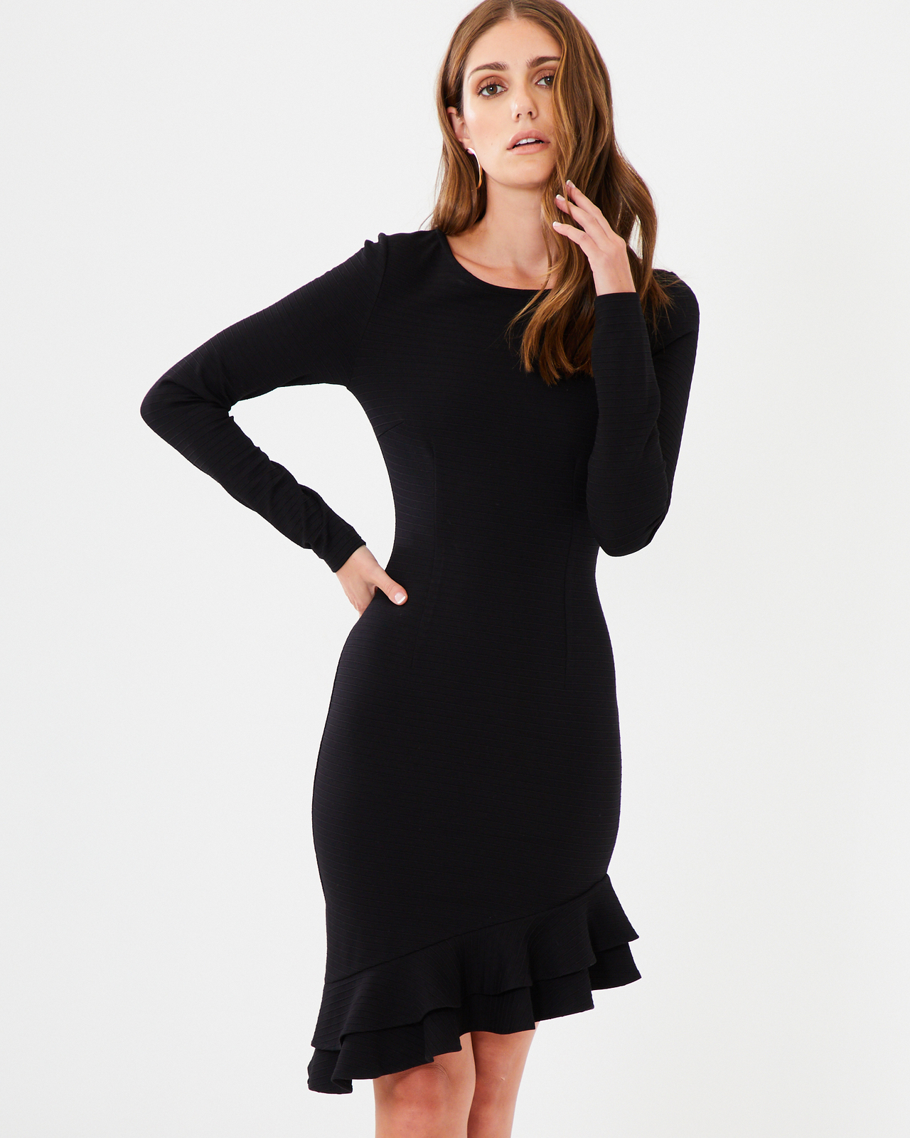 Libby Frill Midi Dress