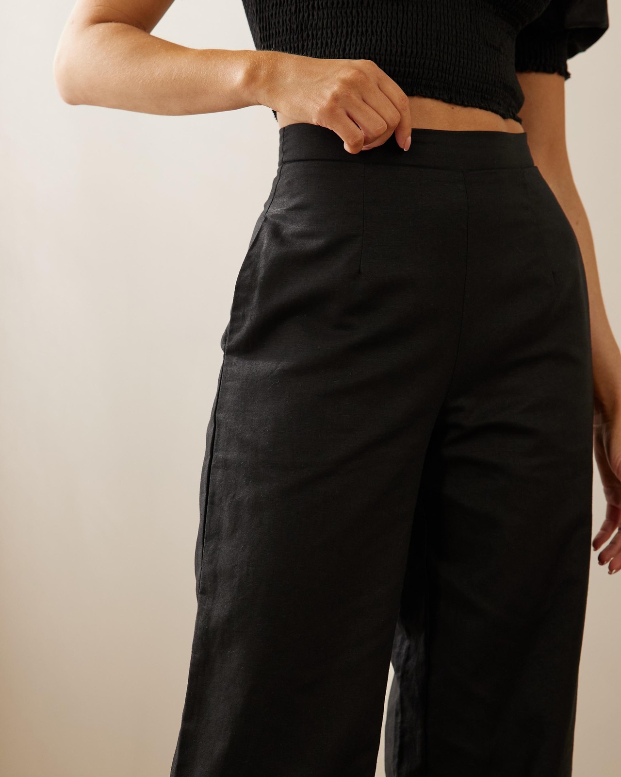 Hyacinth Linen Blend Pants