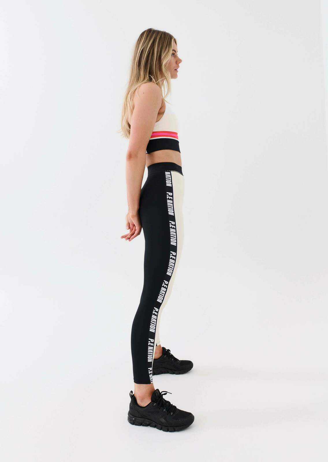 EVOLVE LEGGING IN PEARLED IVORY