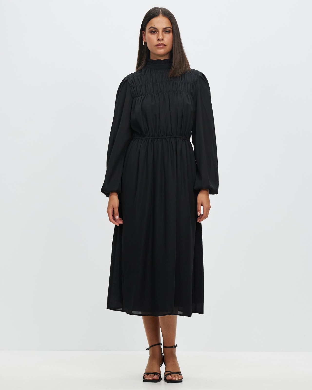 Carson Smocked Midi Dress
