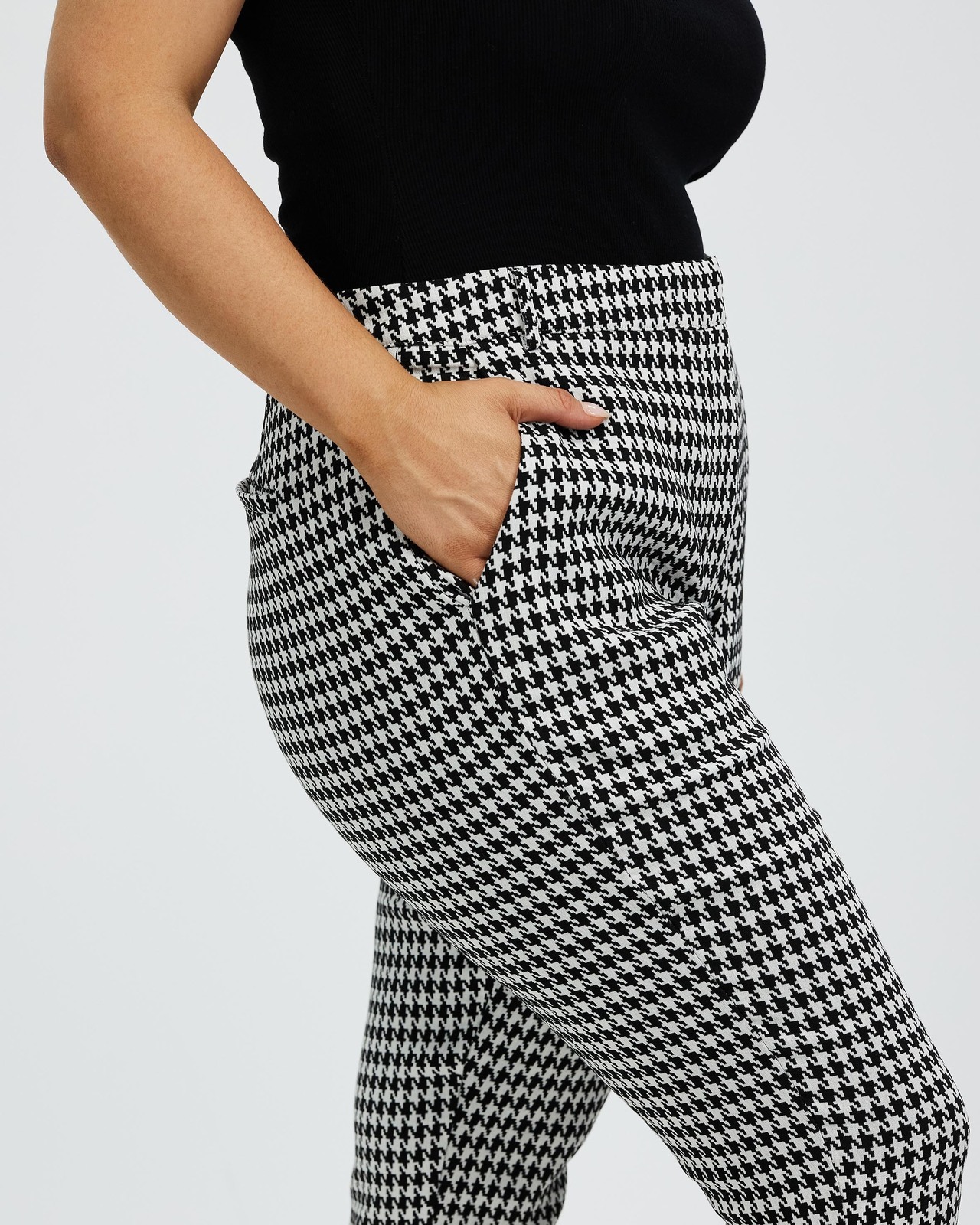 Elsie Houndstooth Pants