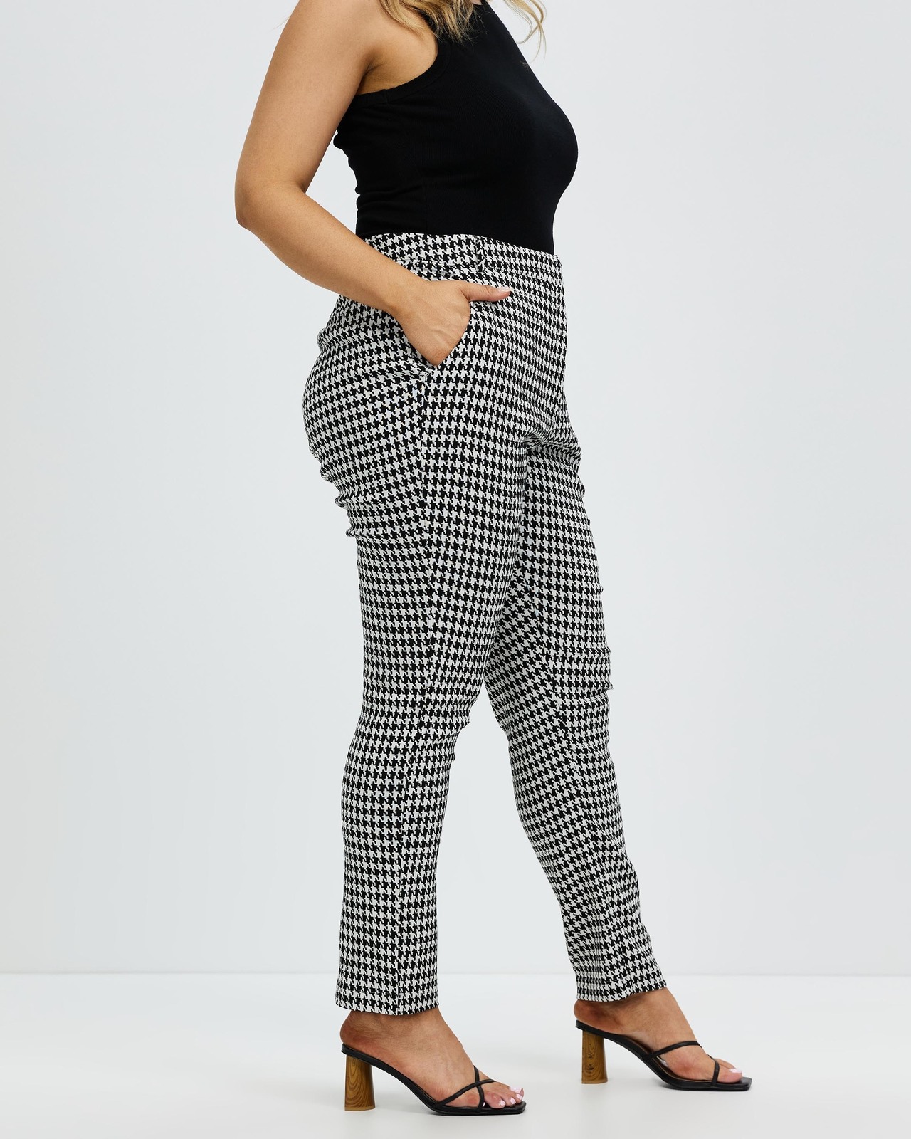 Elsie Houndstooth Pants