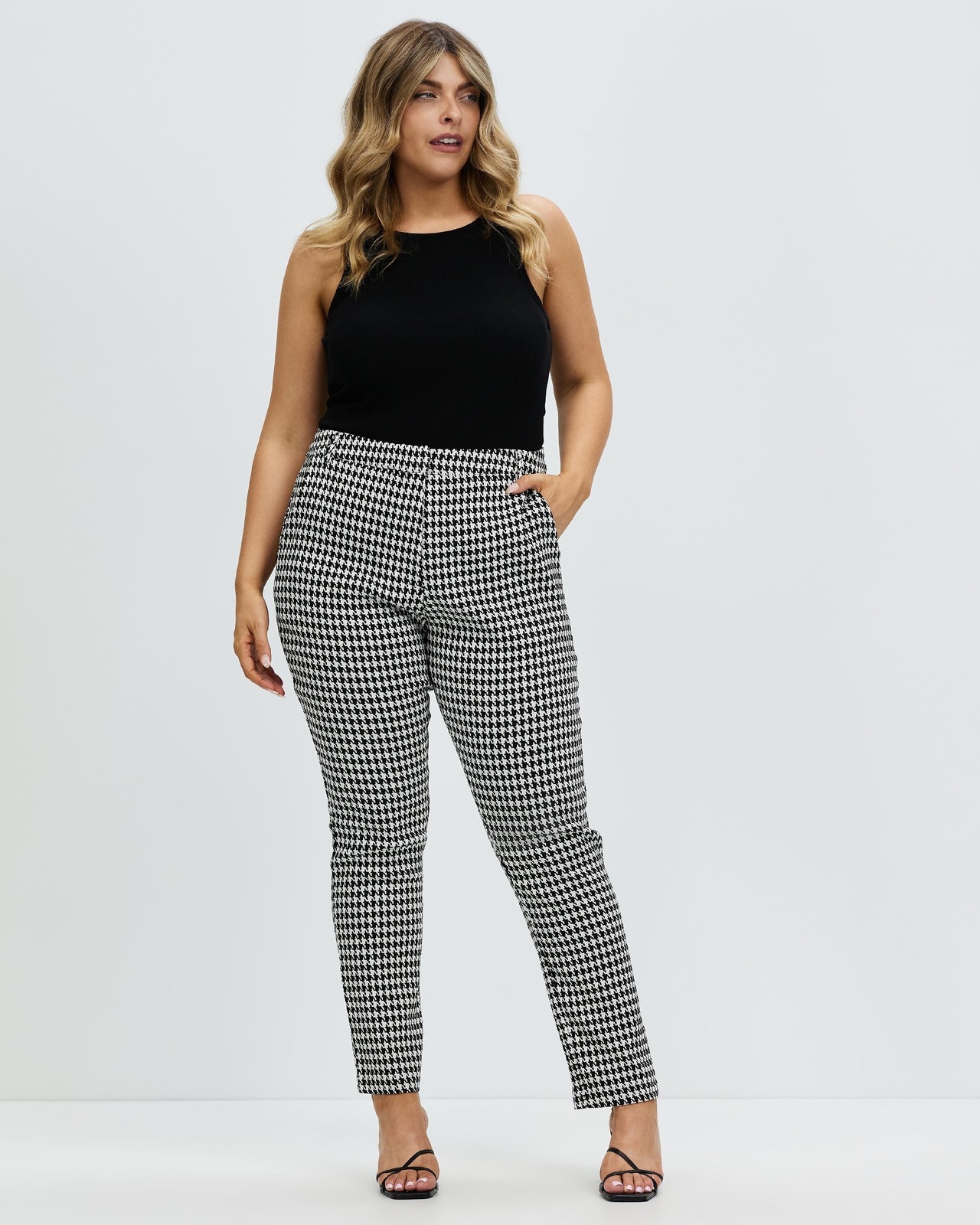 Elsie Houndstooth Pants
