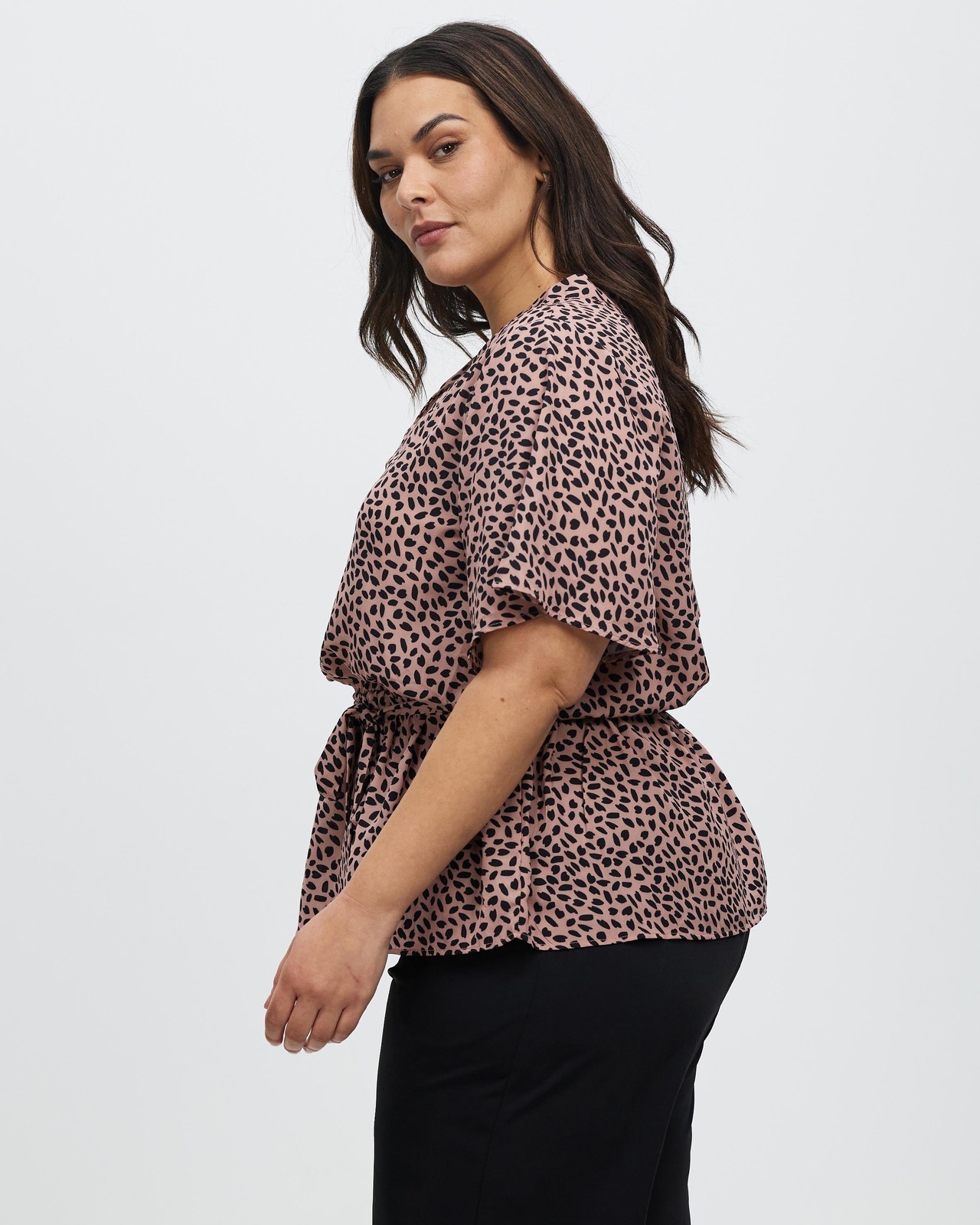 Jaelynn Flutter Sleeve Blouse