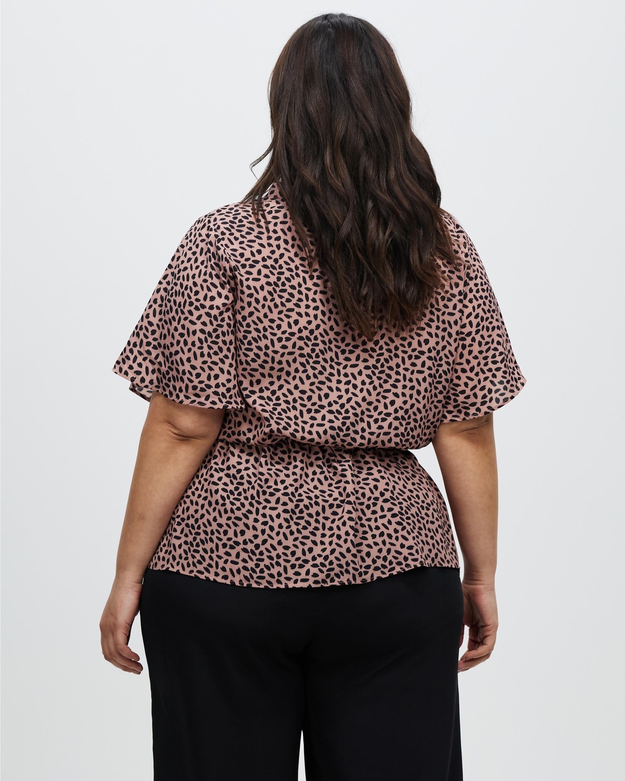 Jaelynn Flutter Sleeve Blouse