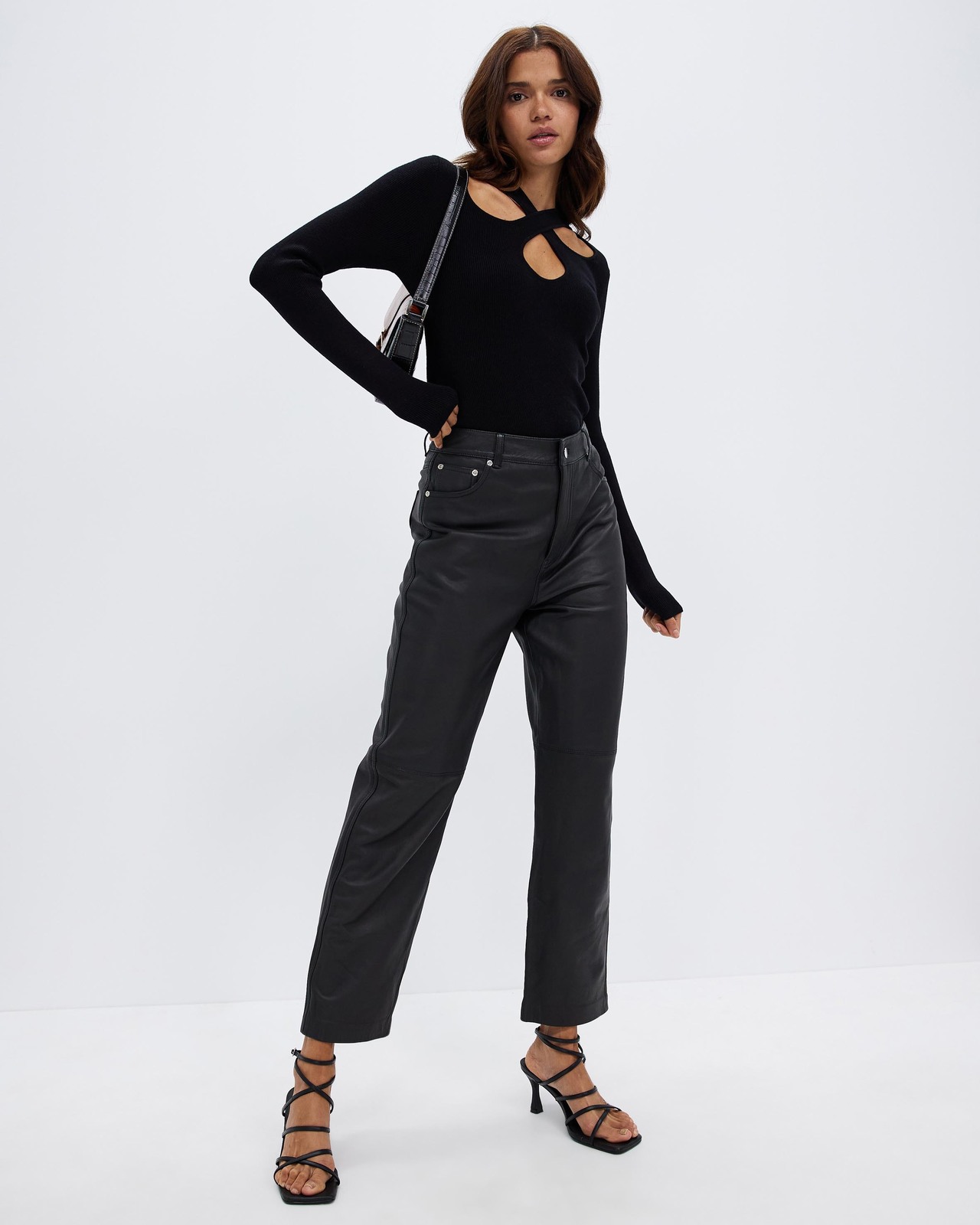Cross Front Knit Top