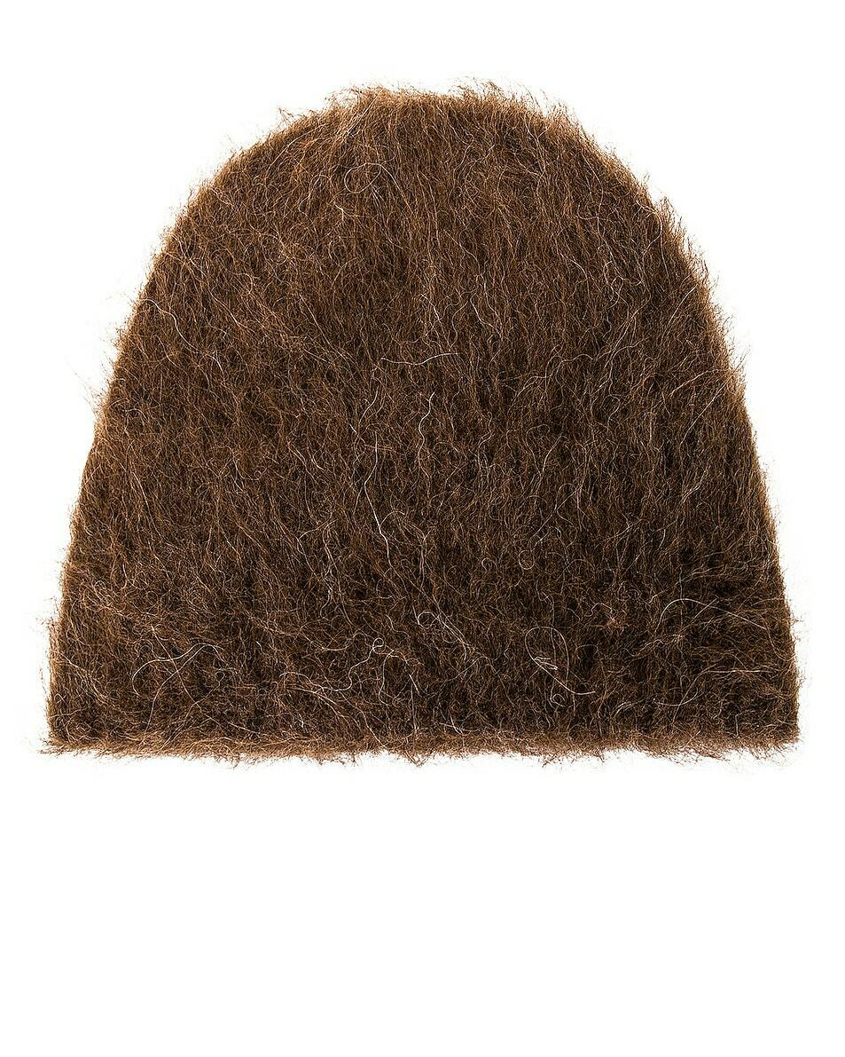 Toteme Toteme Alpaca Knit Beanie in Saddle Brown - AirRobe display picture 1