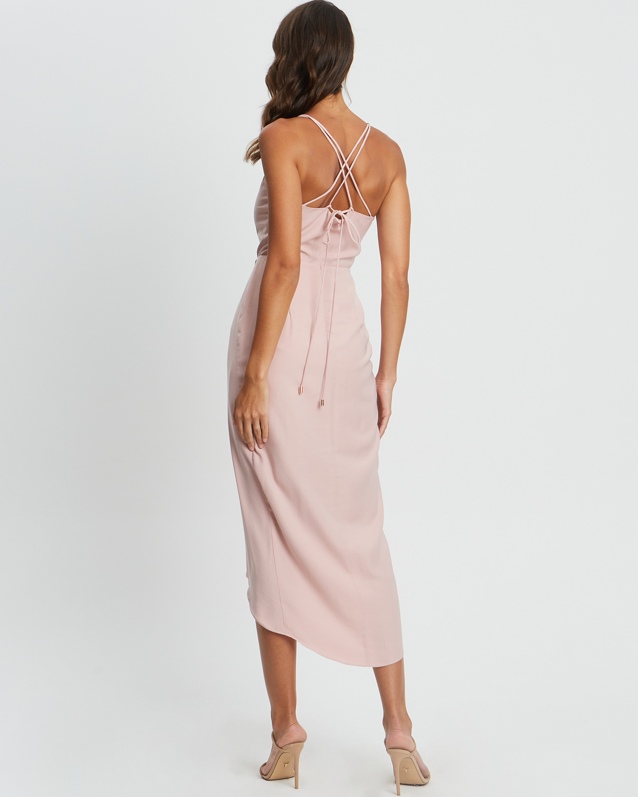 Marta Lace Up Midi