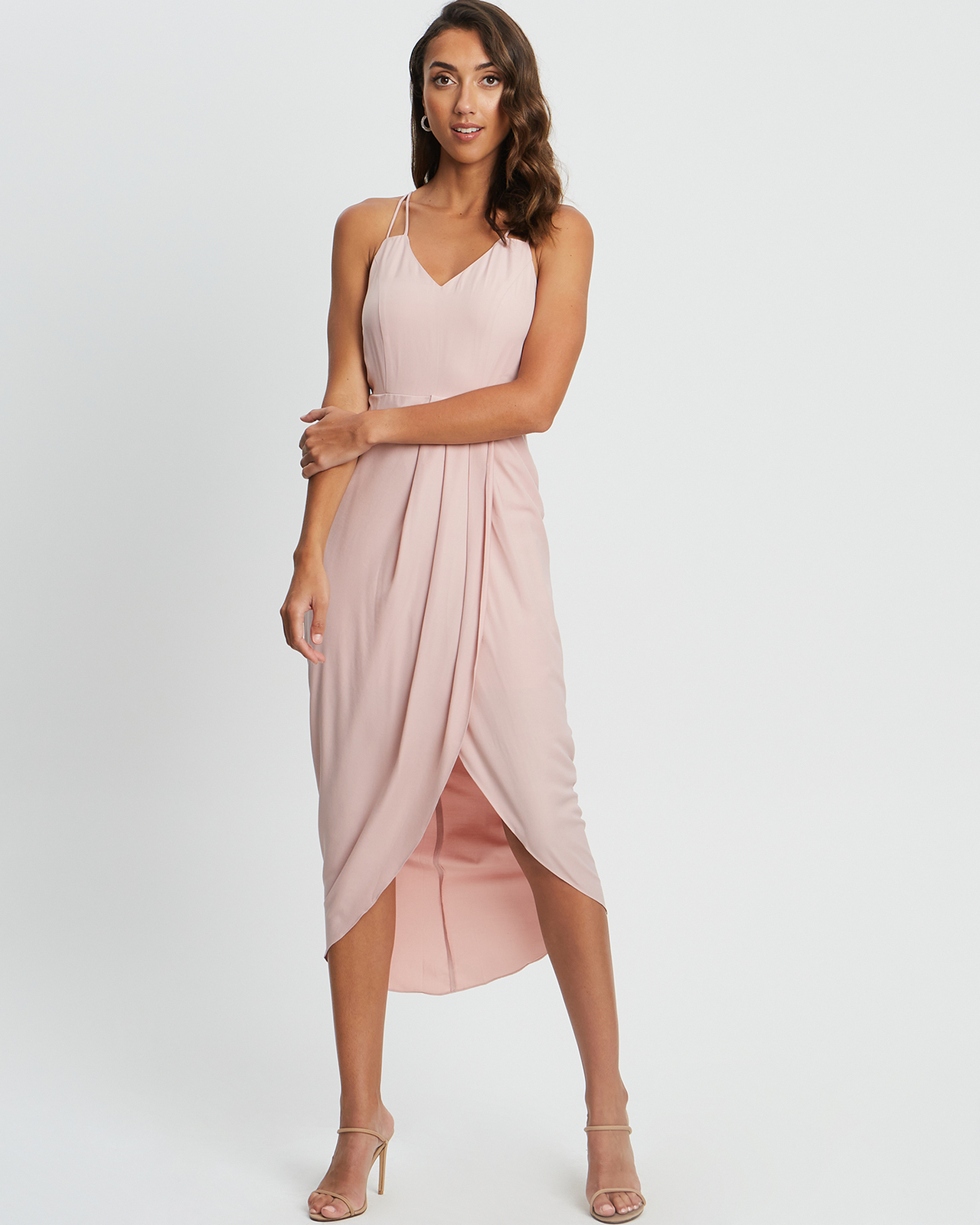 Marta Lace Up Midi