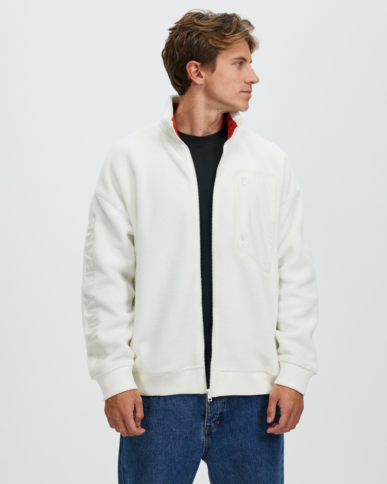 jacket levis polar fleece popover