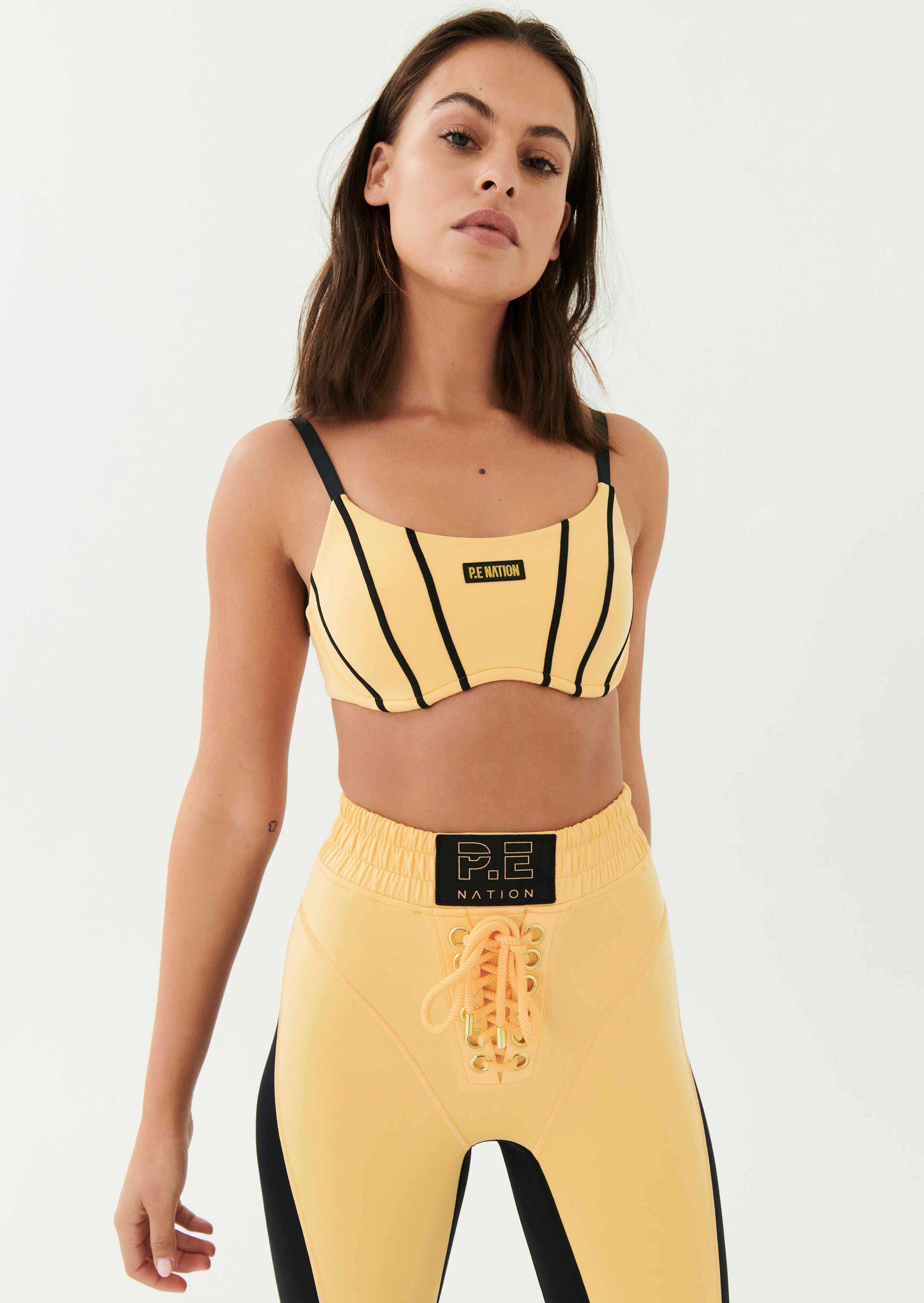 Nation NEWTON SPORTS BRA IN APRICOT SHERBET AirRobe