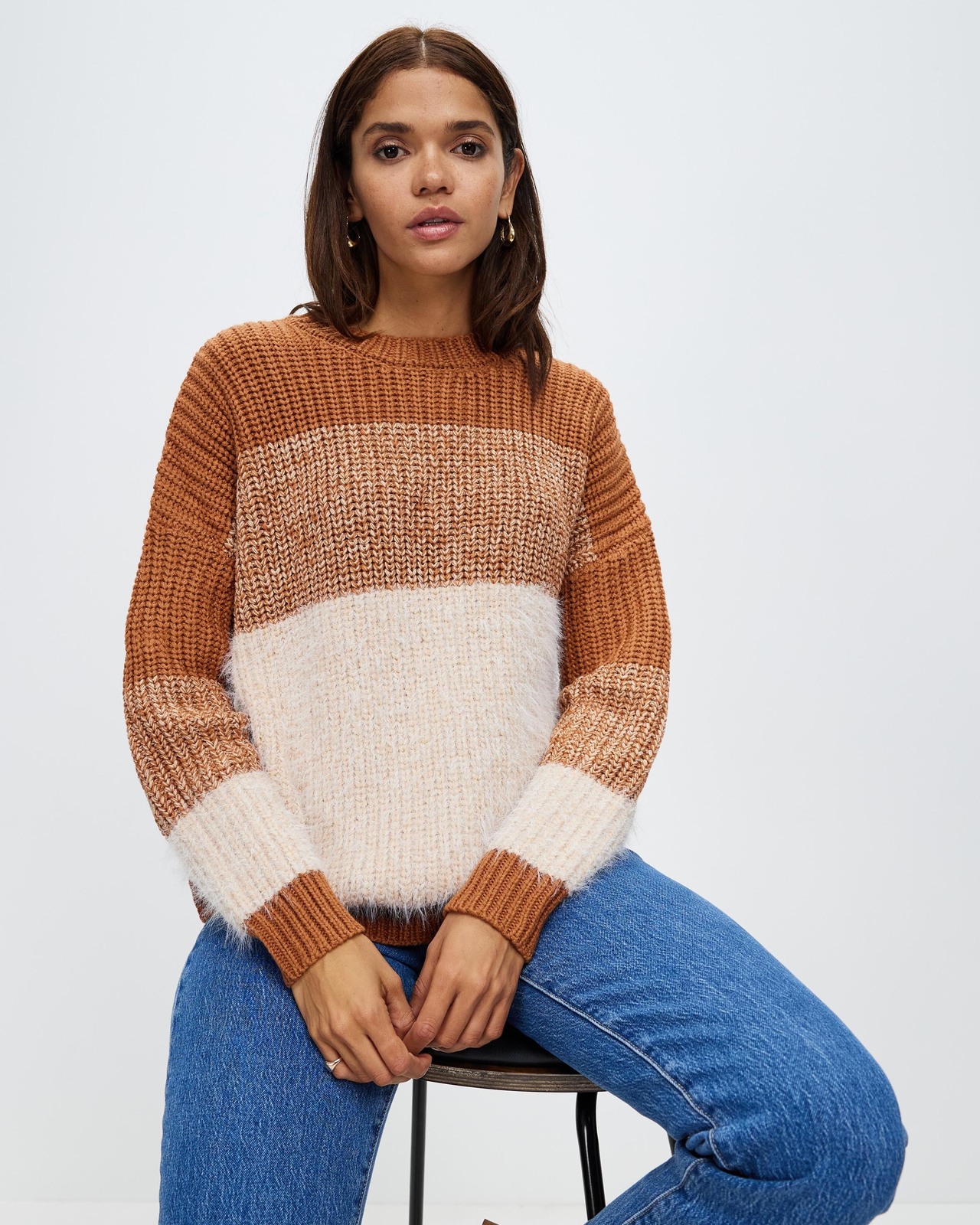 Nadia Striped Knit Jumper