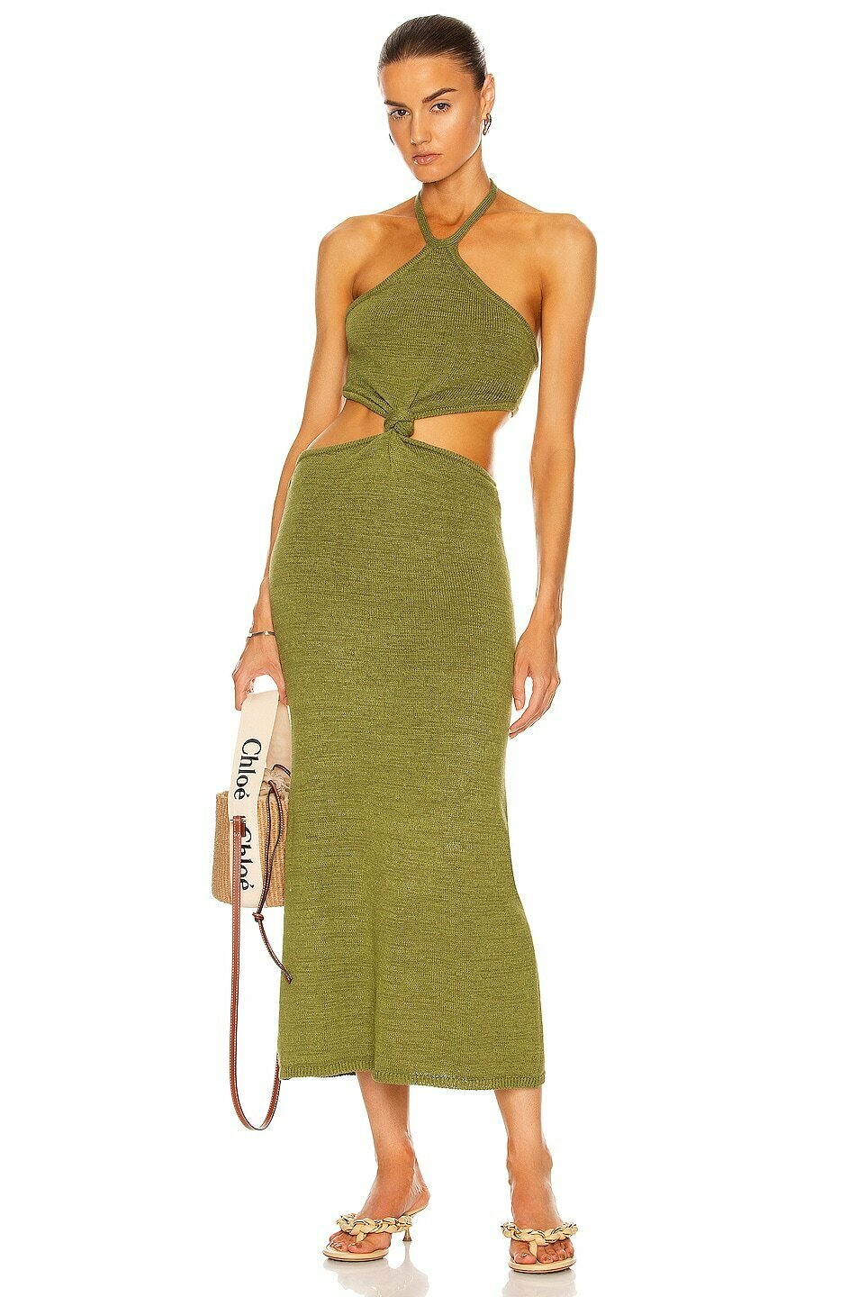 open lace back dress CALLIE KNIT TOP main image 0