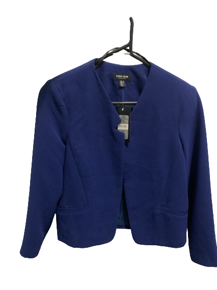 \Jaclyn Crop Crepe Blazer - Electric Blue