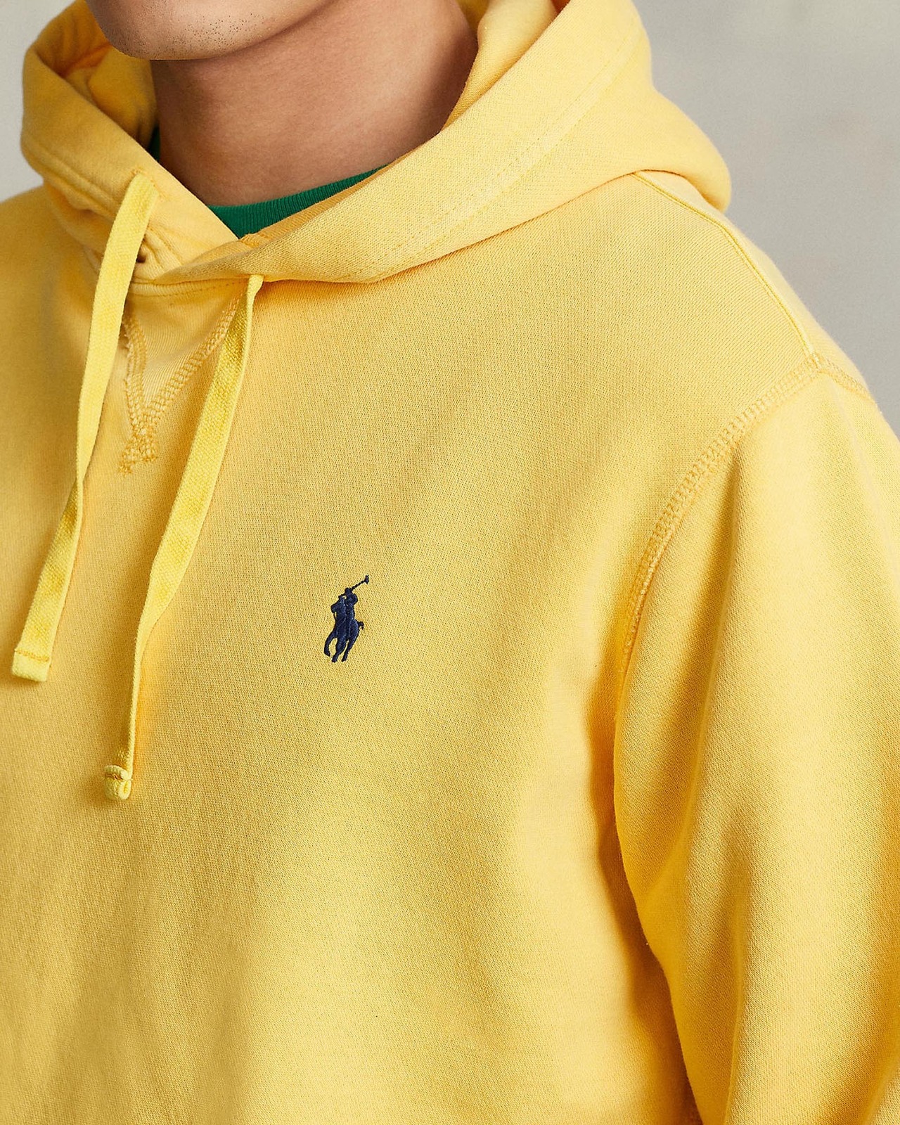 Garment Dyed Fleece Hoodie