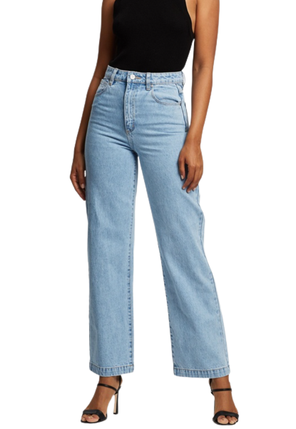 High and Wide Abrand Jeans