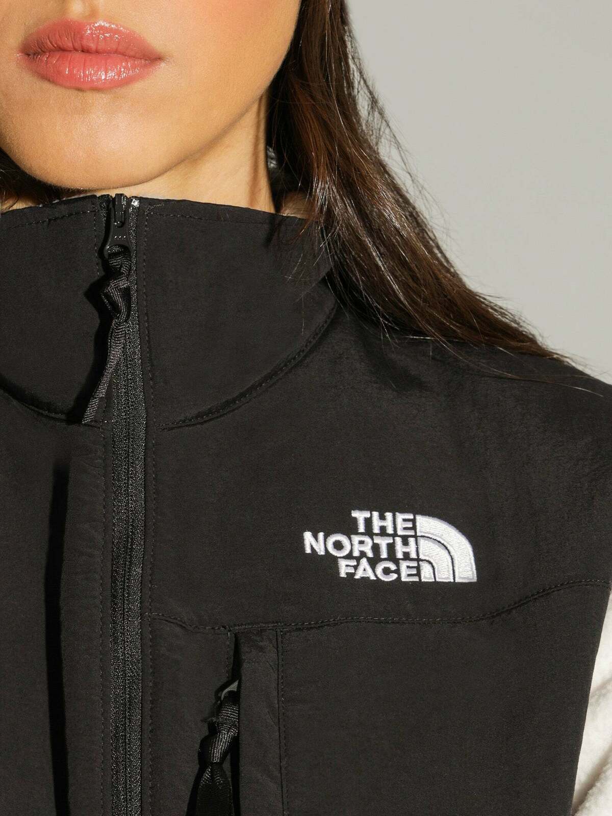 Cropped Denali Fleece in White