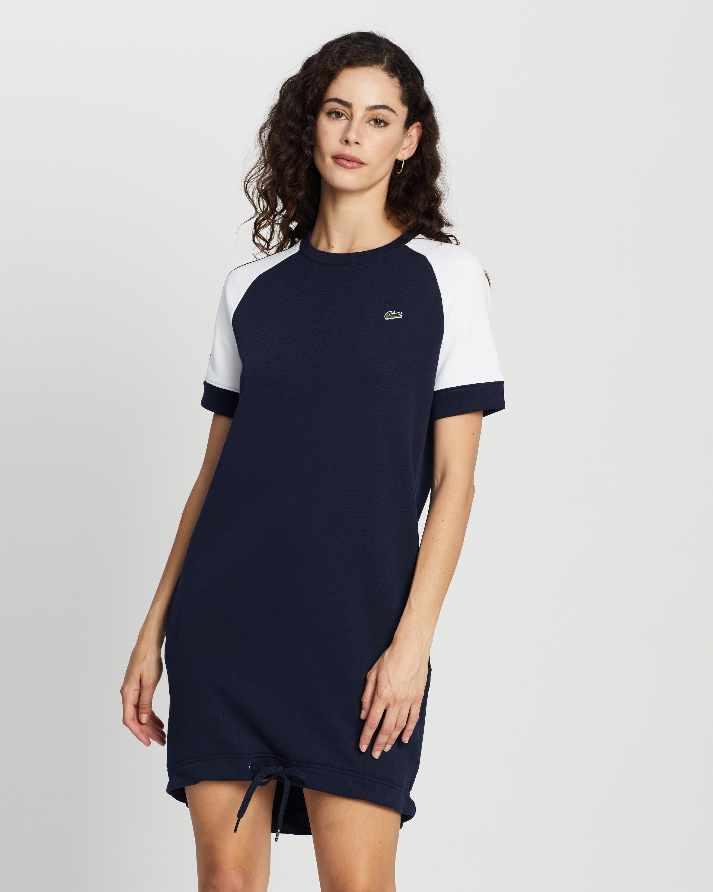 lacoste t shirt dress Women's Trim Accent Jersey T-Shirt Dress - Dresses - New In 2026