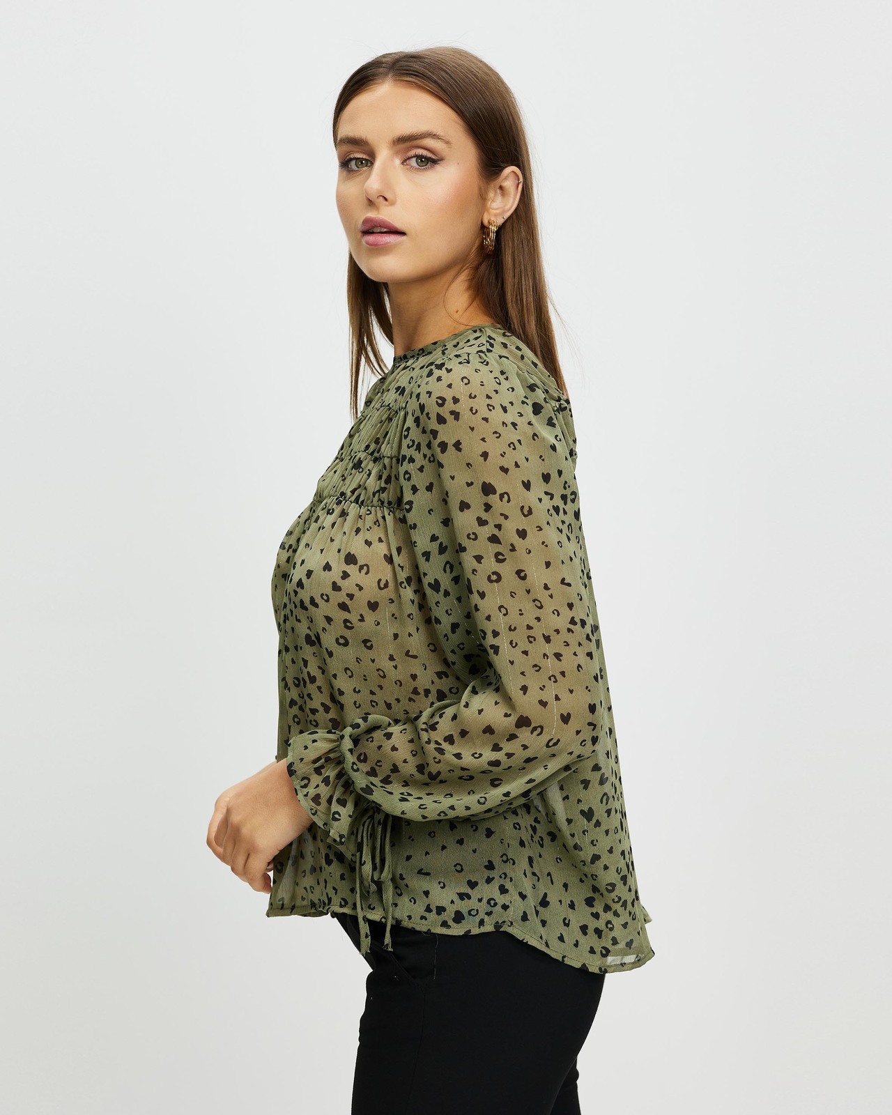 Gracia Blouson Sleeve Blouse